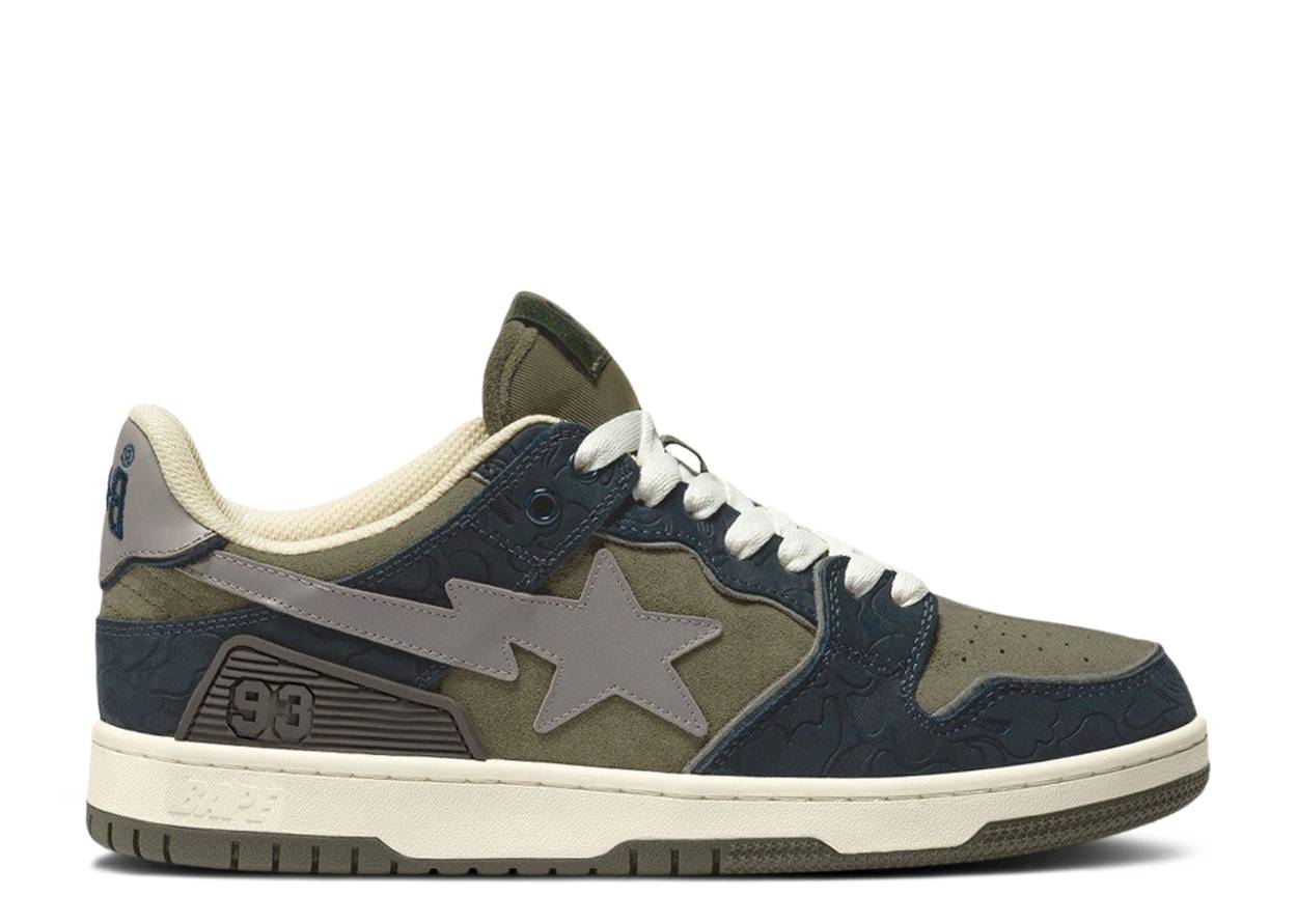 SK8 STA 'ARMY GREEN DARK BLUE' image 0