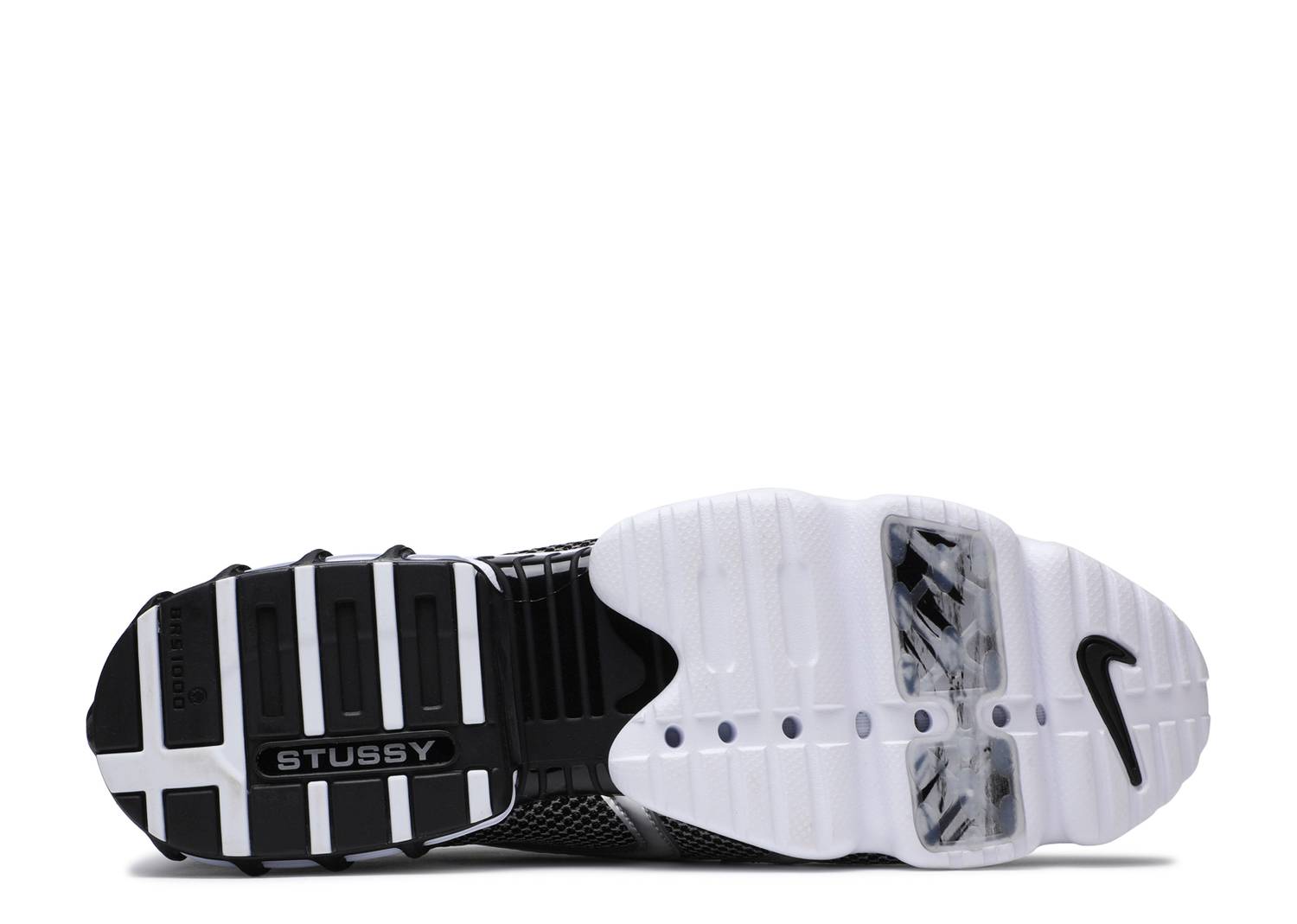 STUSSY X AIR ZOOM SPIRIDON CAGED "PURE PLATINUM" image 3