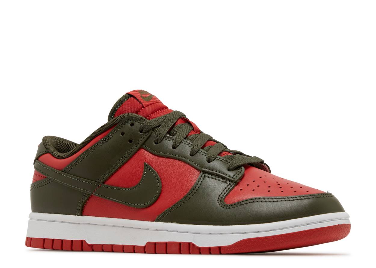 DUNK LOW 'CARGO KHAKI MYSTIC RED' image 1