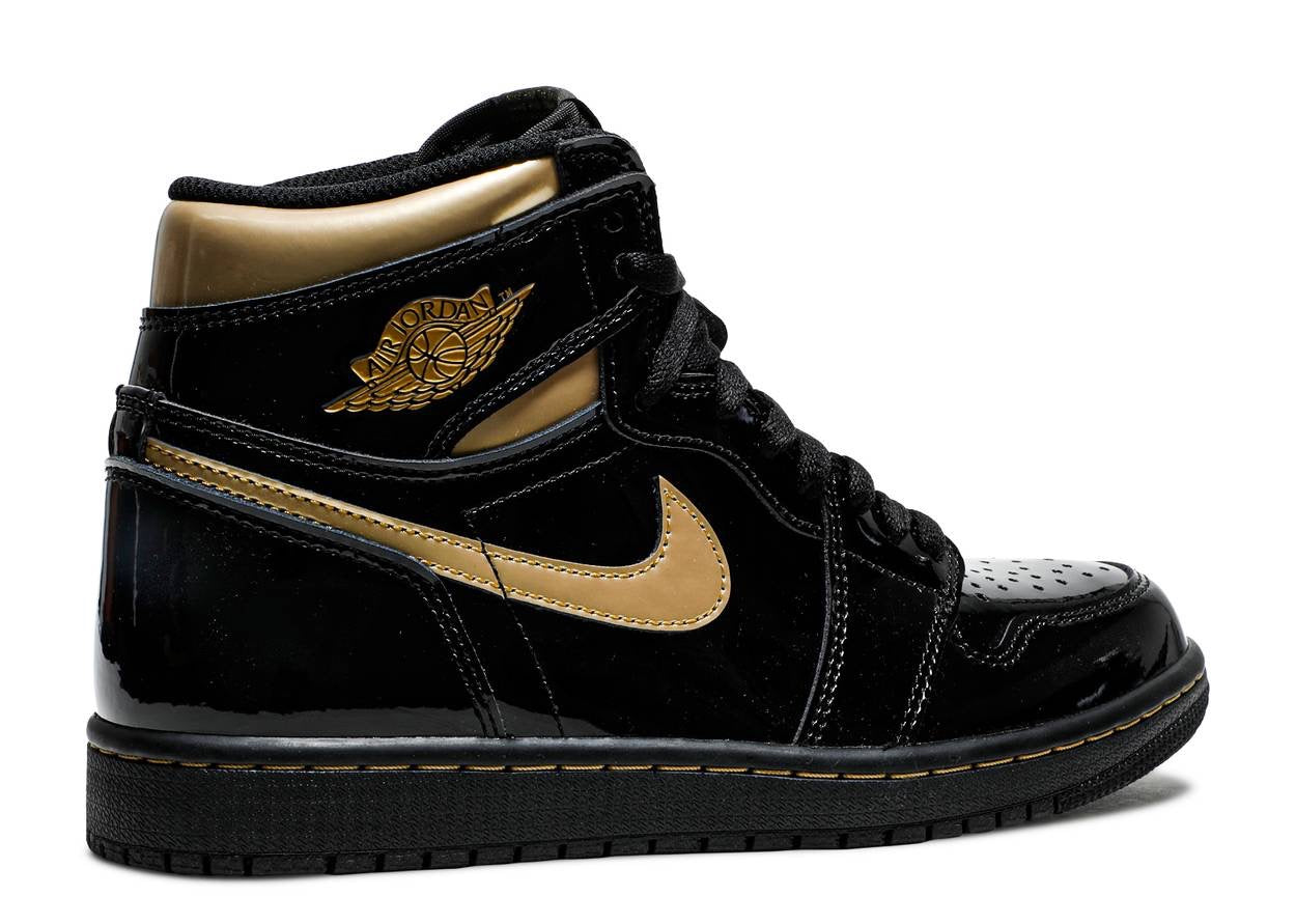 AIR JORDAN 1 RETRO HIGH OG Black Metallic Gold (2020) image 2