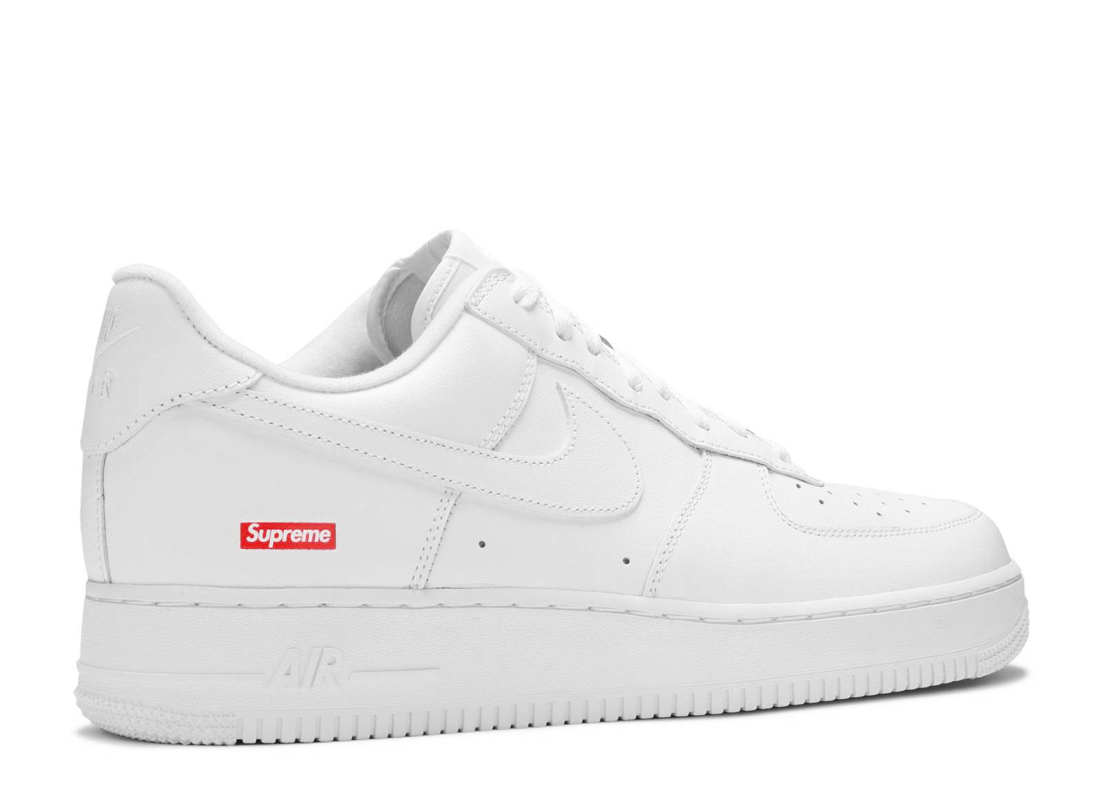 SUPREME X AIR FORCE 1 LOW "BOX LOGO - WHITE" image 2
