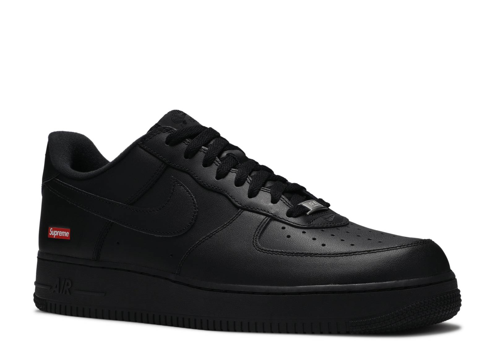 SUPREME X AIR FORCE 1 LOW "BOX LOGO - BLACK" image 1