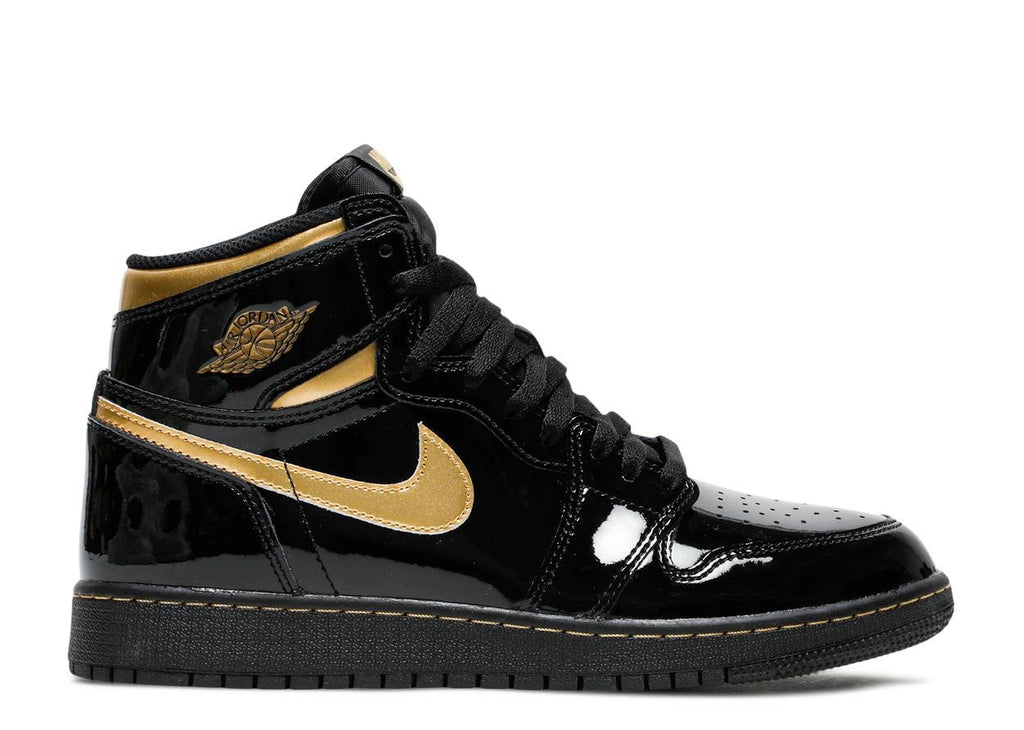 AIR JORDAN 1 RETRO HIGH OG Black Metallic Gold (2020) image 0