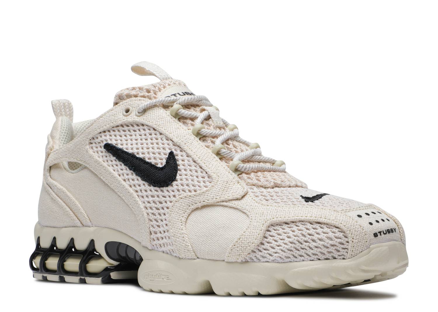 STUSSY X AIR ZOOM SPIRIDON CAGED "FOSSIL" image 1