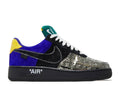 LOUIS VUITTON x NIKE AIR FORCE 1 LOW By Virgil Abloh MET SILVER/BLACK/PURPLE image 0