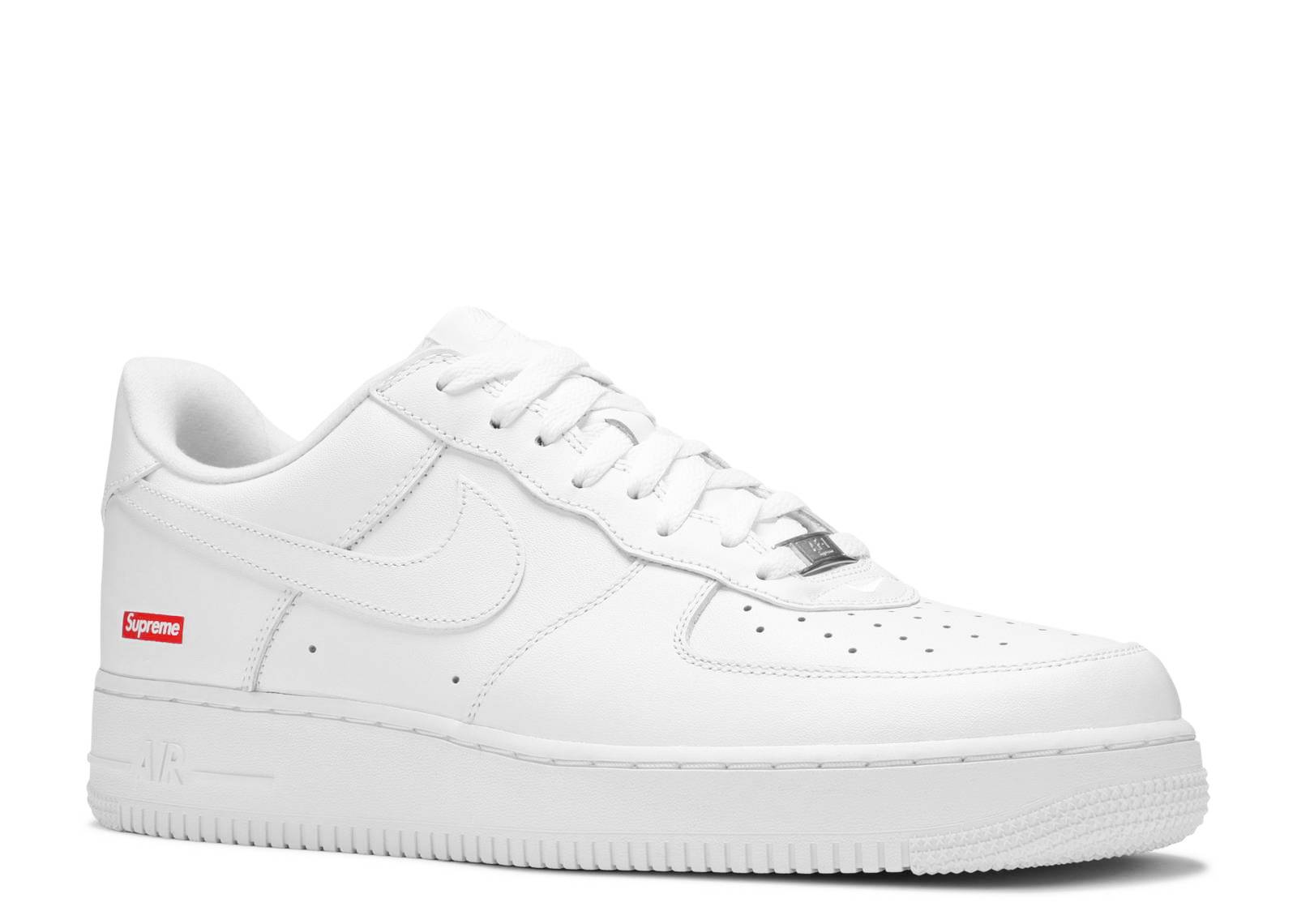 SUPREME X AIR FORCE 1 LOW "BOX LOGO - WHITE" image 1