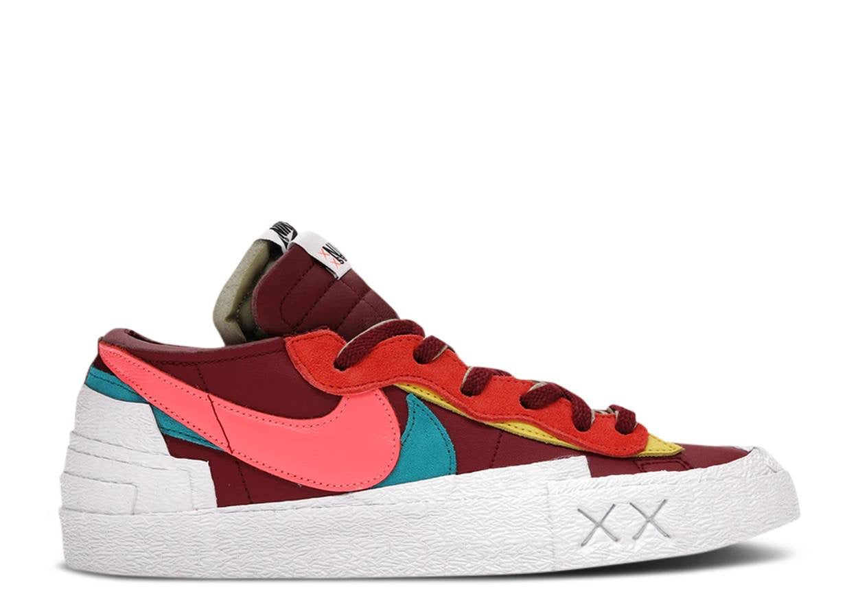 KAWS X SACAI X BLAZER LOW 'TEAM RED' image 0