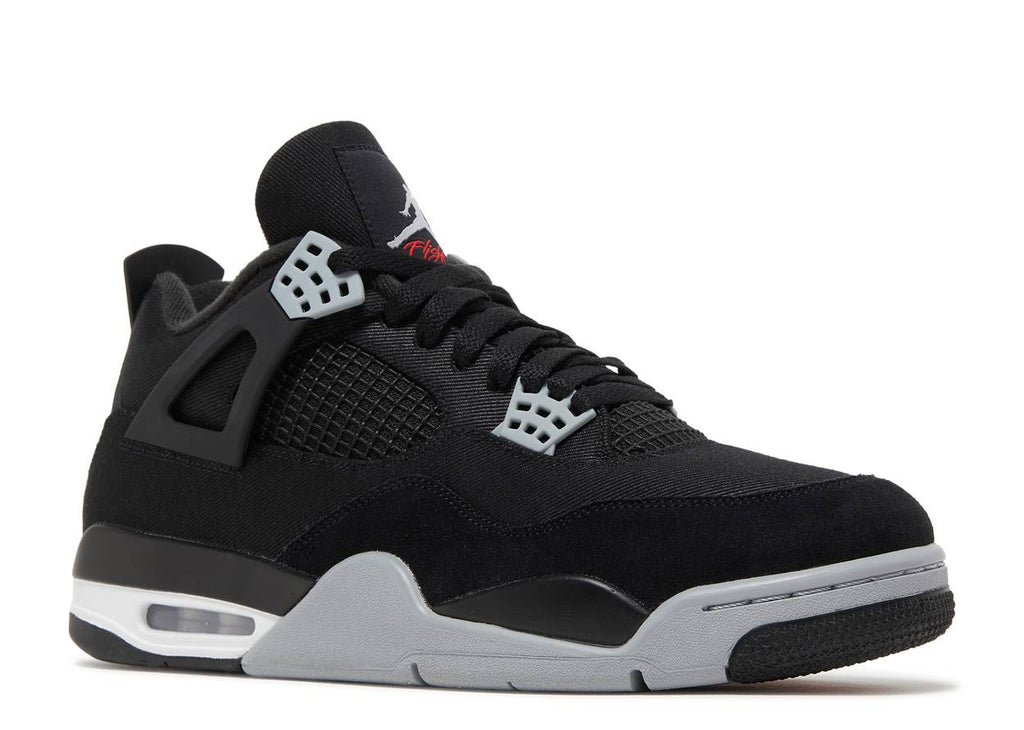 AIR JORDAN 4 RETRO 'BLACK CANVAS' image 1