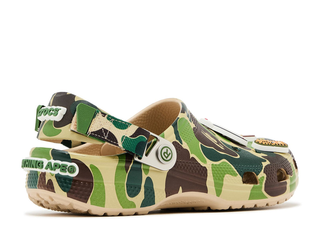 BAPE X CLASSIC CLOG 'ABC CAMO - GREEN' image 2