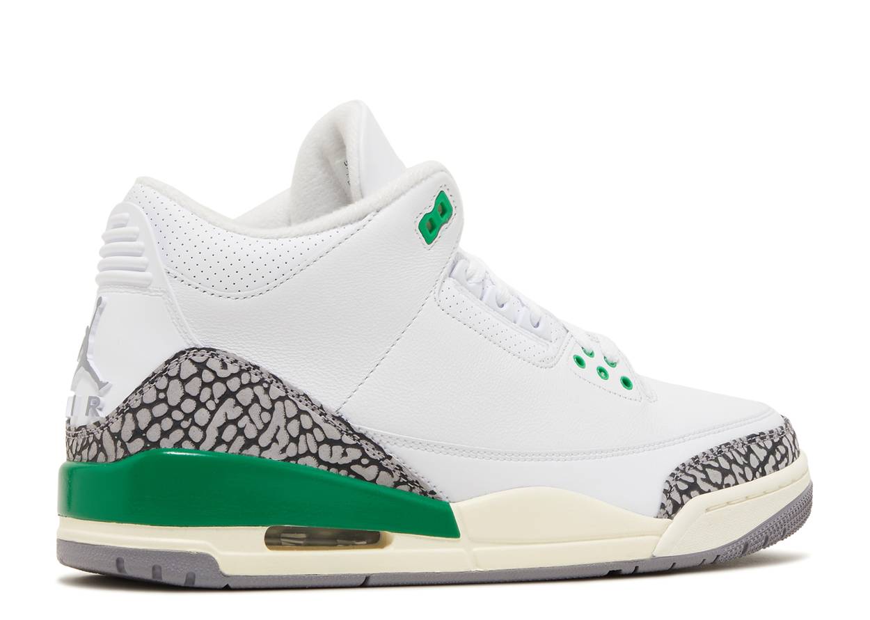 WMNS AIR JORDAN 3 RETRO 'LUCKY GREEN' image 2