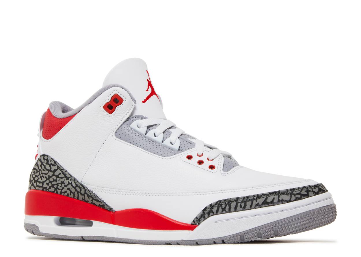 AIR JORDAN 3 RETRO 'FIRE RED' 2022 image 1