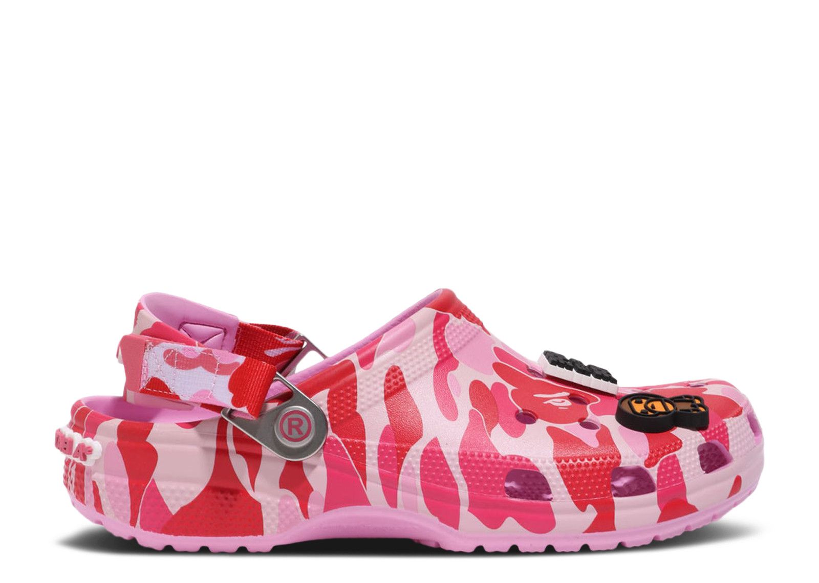 BAPE X CLASSIC CLOG 'ABC CAMO - PINK' image 0