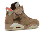 TRAVIS SCOTT X AIR JORDAN 6 RETRO 'BRITISH KHAKI' image 2