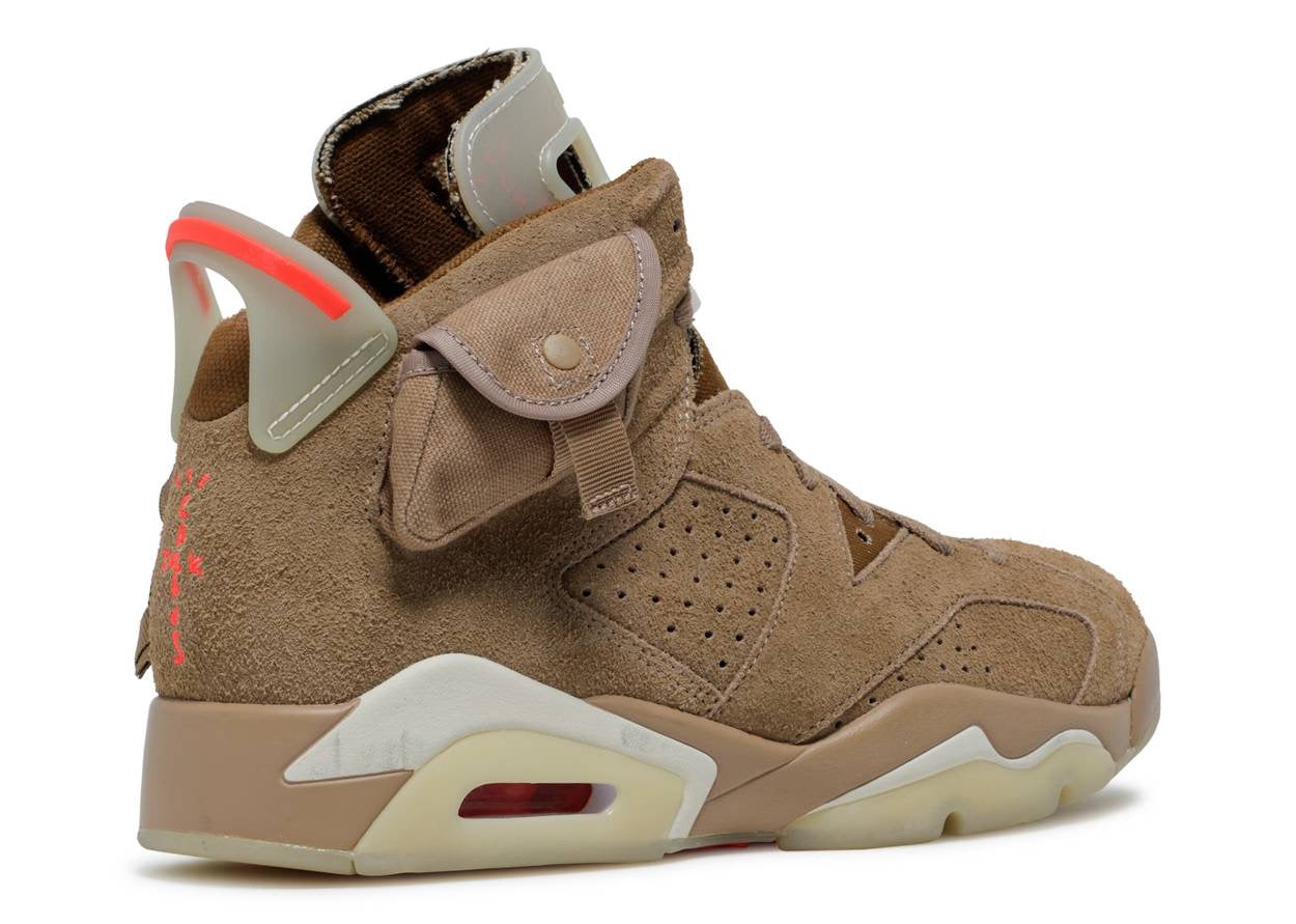 TRAVIS SCOTT X AIR JORDAN 6 RETRO 'BRITISH KHAKI' image 2