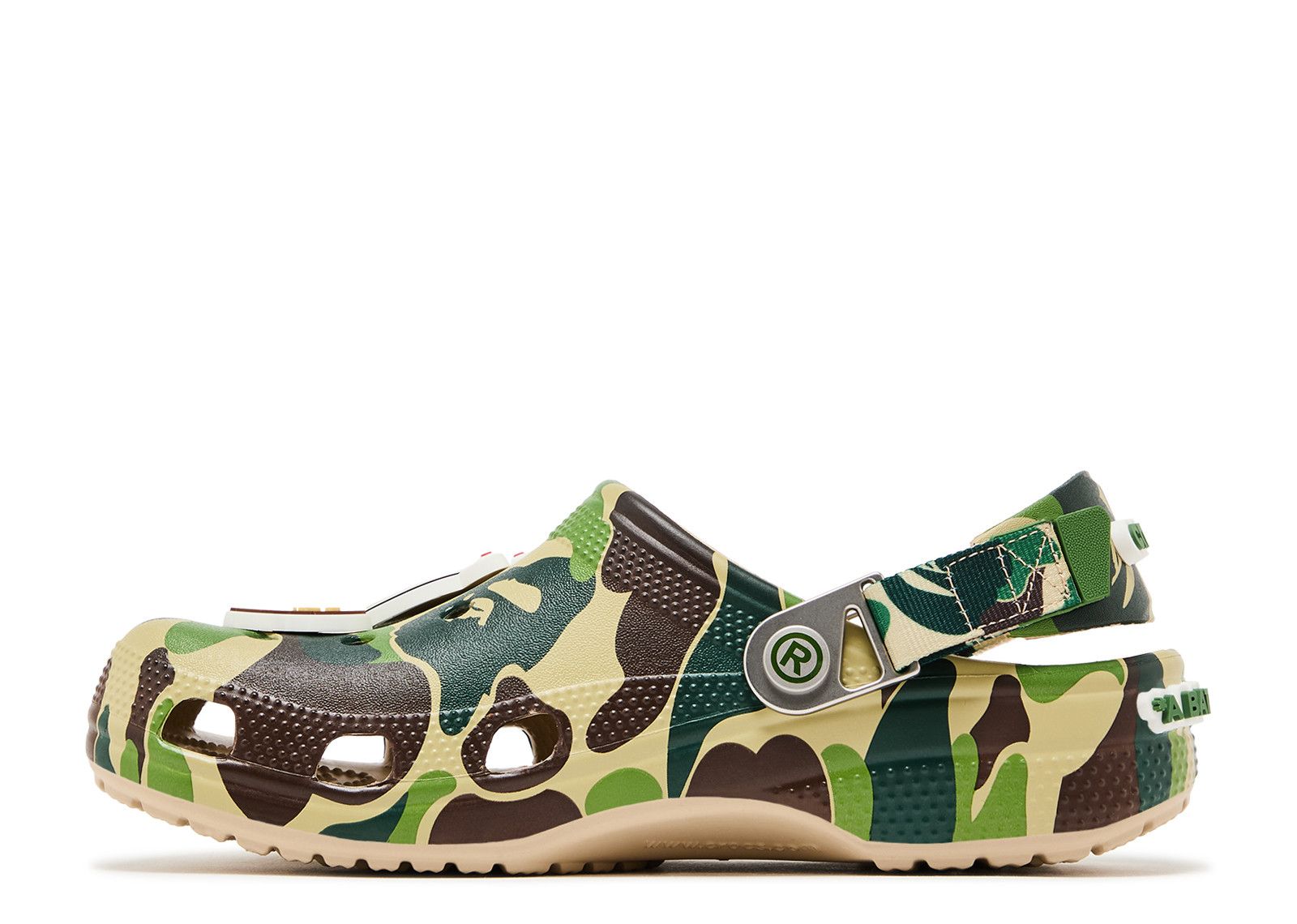 BAPE X CLASSIC CLOG 'ABC CAMO - GREEN' image 3