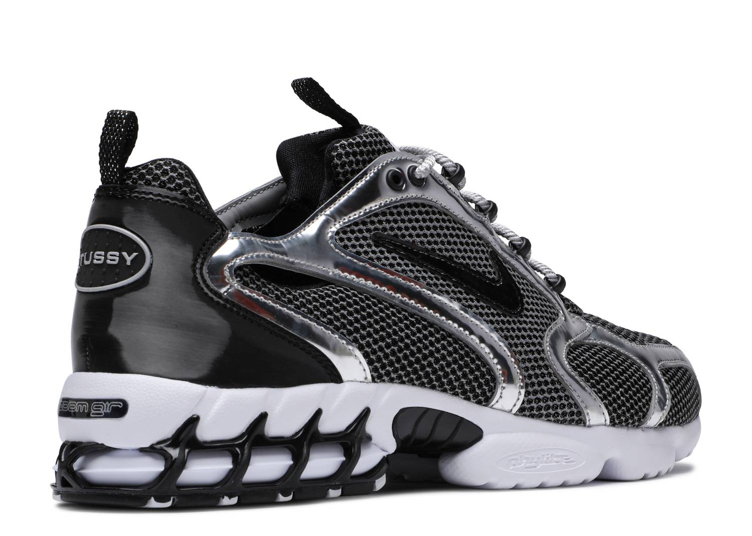 STUSSY X AIR ZOOM SPIRIDON CAGED "PURE PLATINUM" image 2