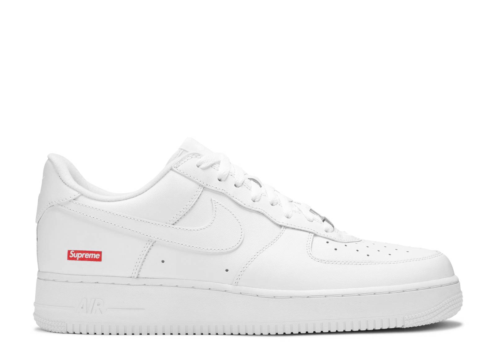 SUPREME X AIR FORCE 1 LOW "BOX LOGO - WHITE" image 0