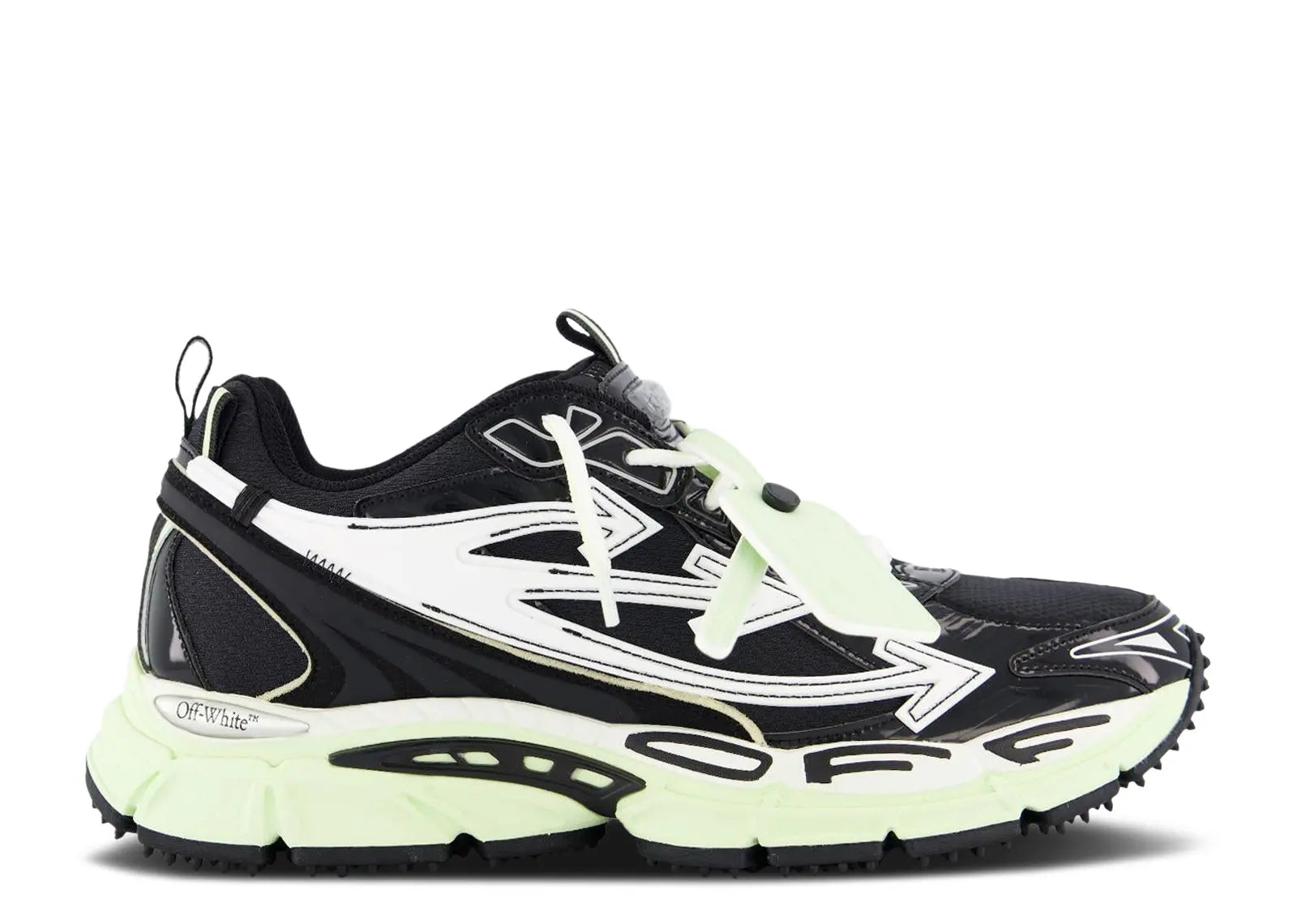 OFF-WHITE BE RIGHT BACK 'BLACK LIME'
