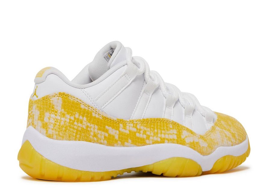 WMNS AIR JORDAN 11 RETRO LOW 'YELLOW SNAKESKIN' image 2