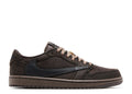 TRAVIS SCOTT X JORDAN 1 LOW OG SP 'VELVET BROWN' image 0