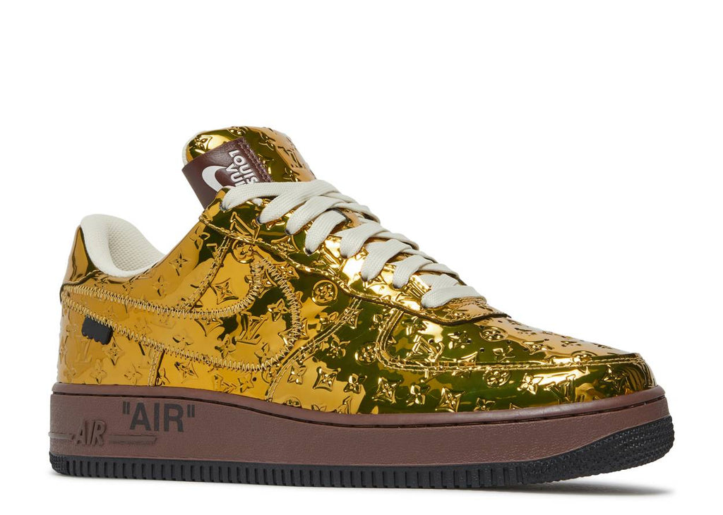 LOUIS VUITTON X AIR FORCE 1 LOW 'METALLIC GOLD' image 1
