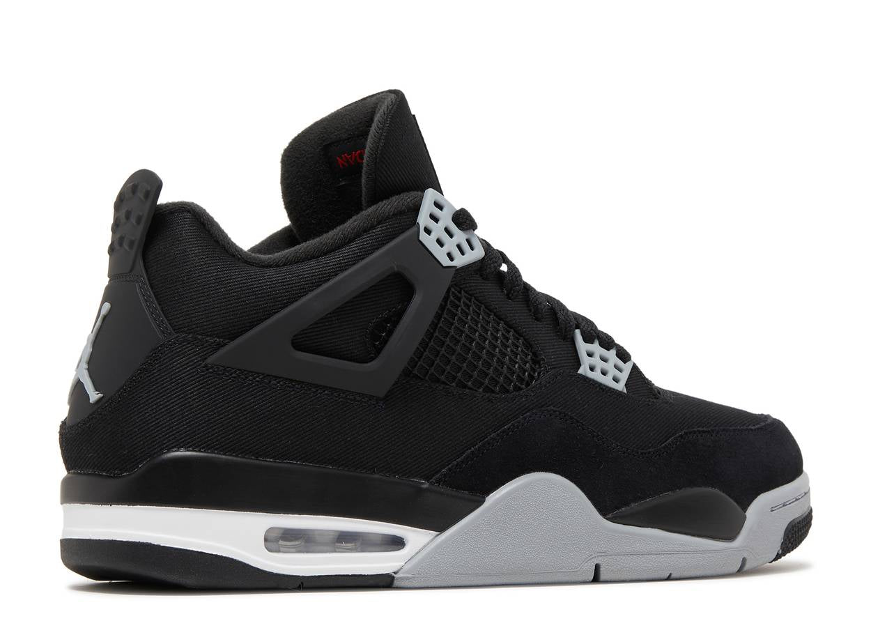 AIR JORDAN 4 RETRO 'BLACK CANVAS' image 2