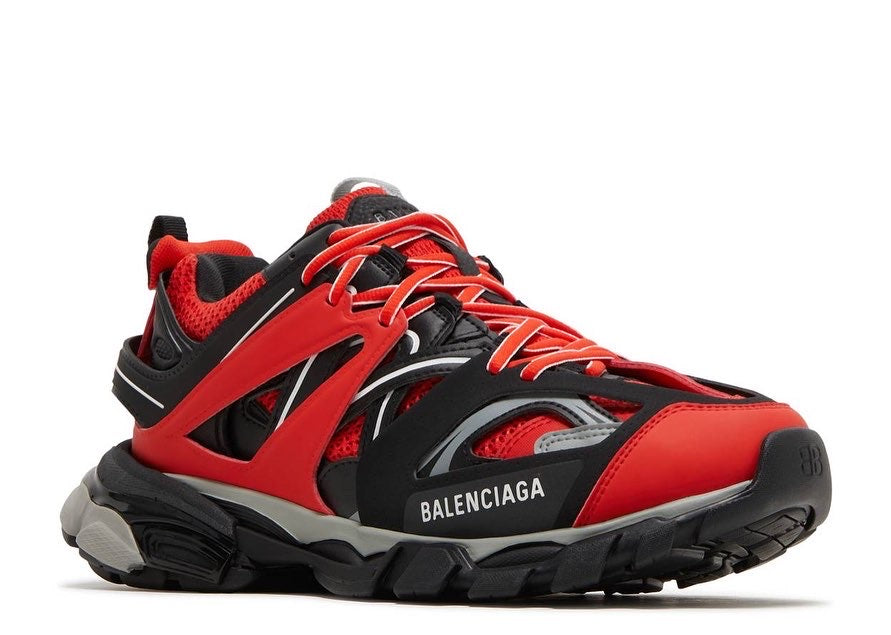 BALENCIAGA TRACK SNEAKER 'RED BLACK' image 1
