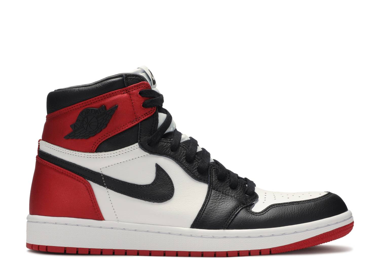 WMNS AIR JORDAN 1HIGH OG "SATIN BLACK TOE" image 0