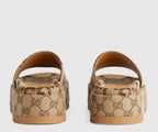 GUCCI Nicotine GG Angelina Sandals image 2