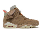 TRAVIS SCOTT X AIR JORDAN 6 RETRO 'BRITISH KHAKI' image 0
