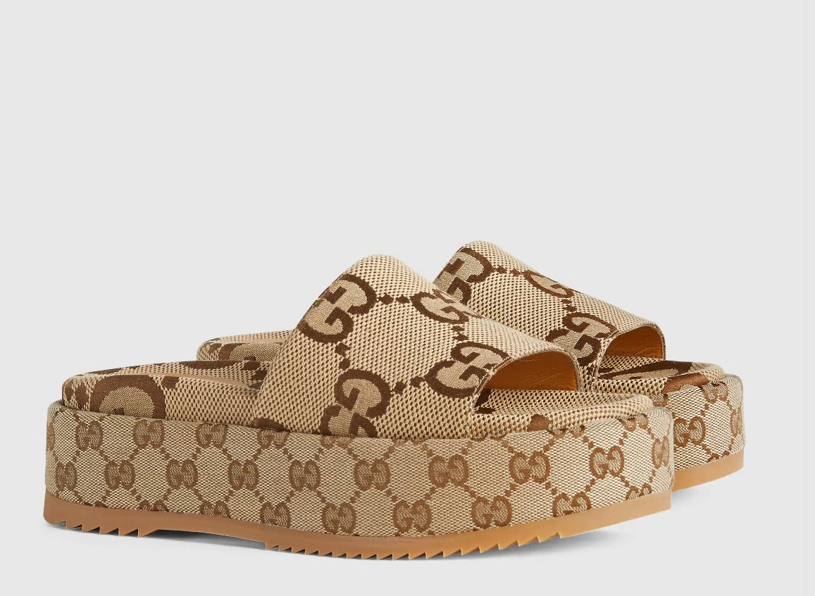 GUCCI Nicotine GG Angelina Sandals image 1