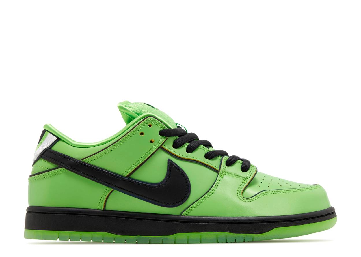 THE POWERPUFF GIRLS X DUNK LOW PRO SB QS 'BUTTERCUP' image 0
