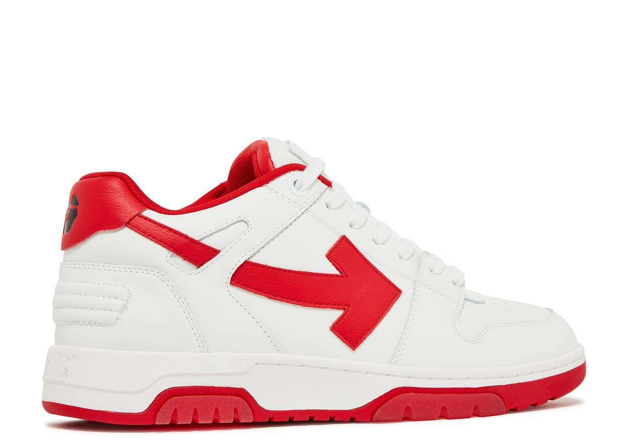 OFF-WHITE OUT OF OFFICE LOW 'WHITE RED' image 2