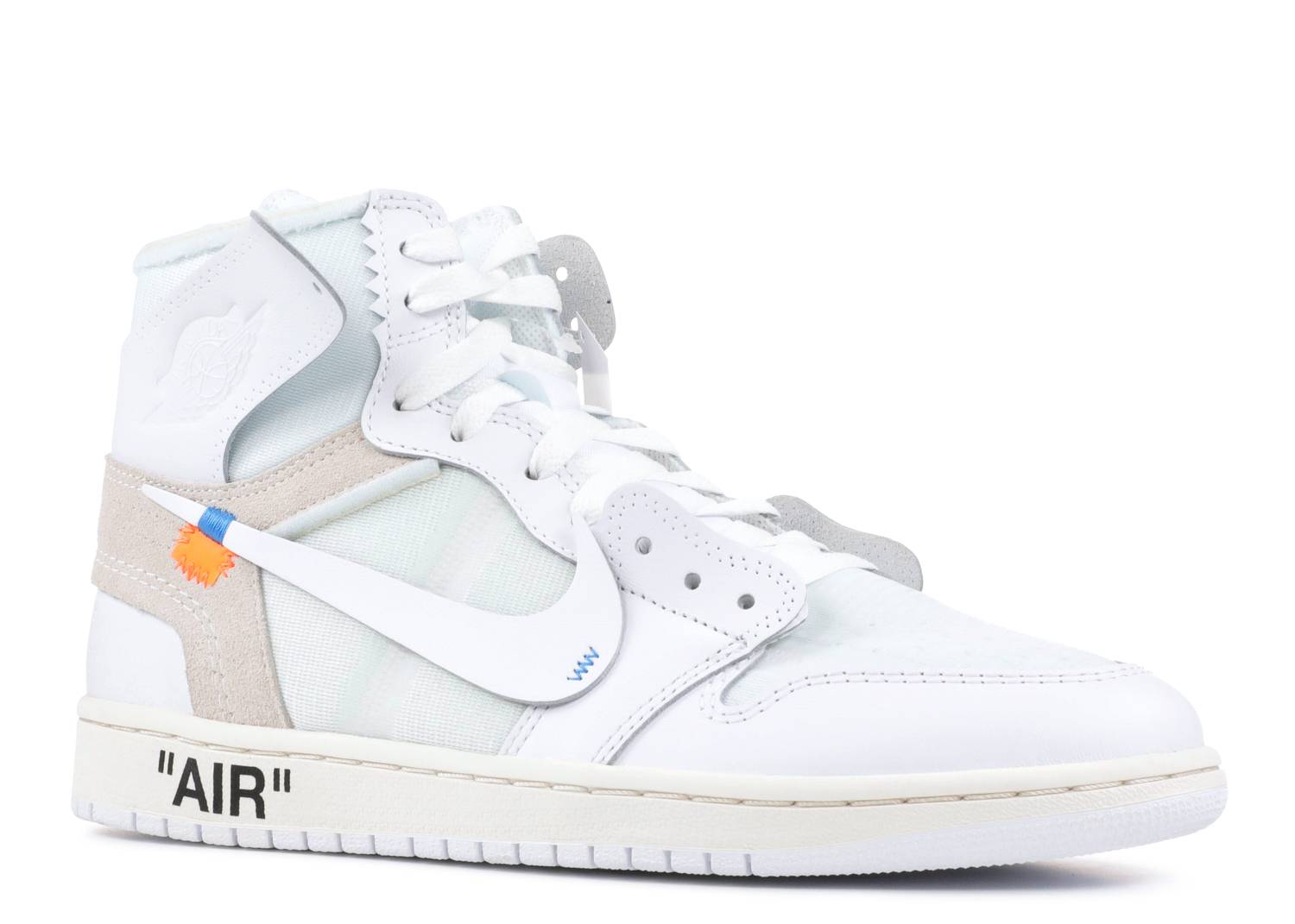 OFF-WHITE X AIR JORDAN 1 RETRO HIGH OG 2018 "WHITE" image 1